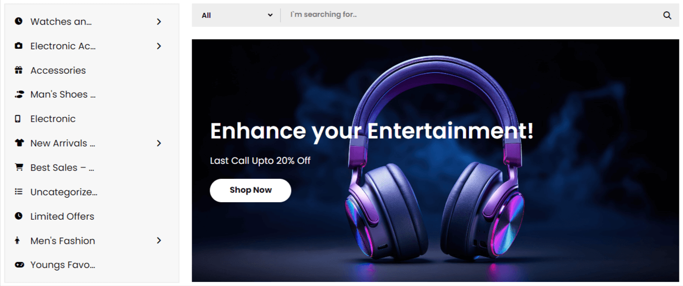 Categories List – One