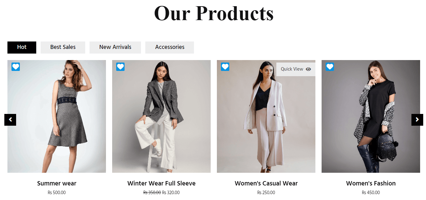 Carousel Category Product – Two